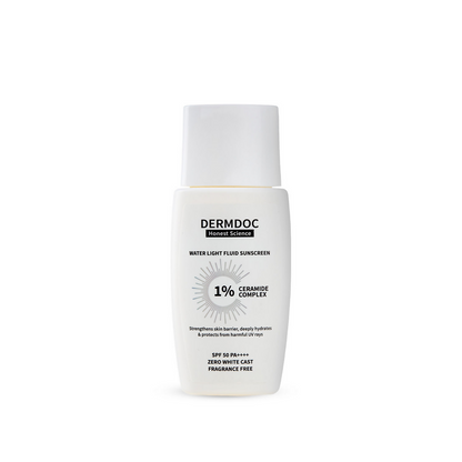 Dermdoc 1% Ceramide Complex Water Light Fluid Sunscreen SPF 50 PA ++++