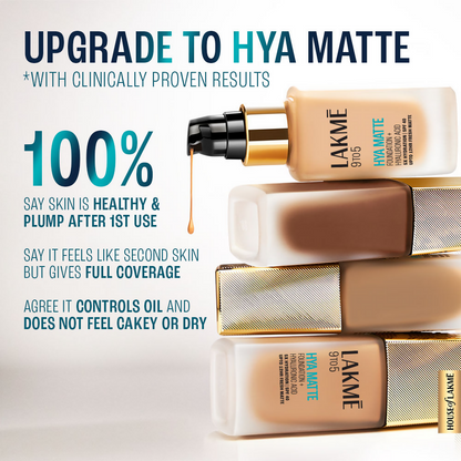 Lakme 9to5 Hya Matte Foundation + Hyaluronic Acid - Cool Ivory