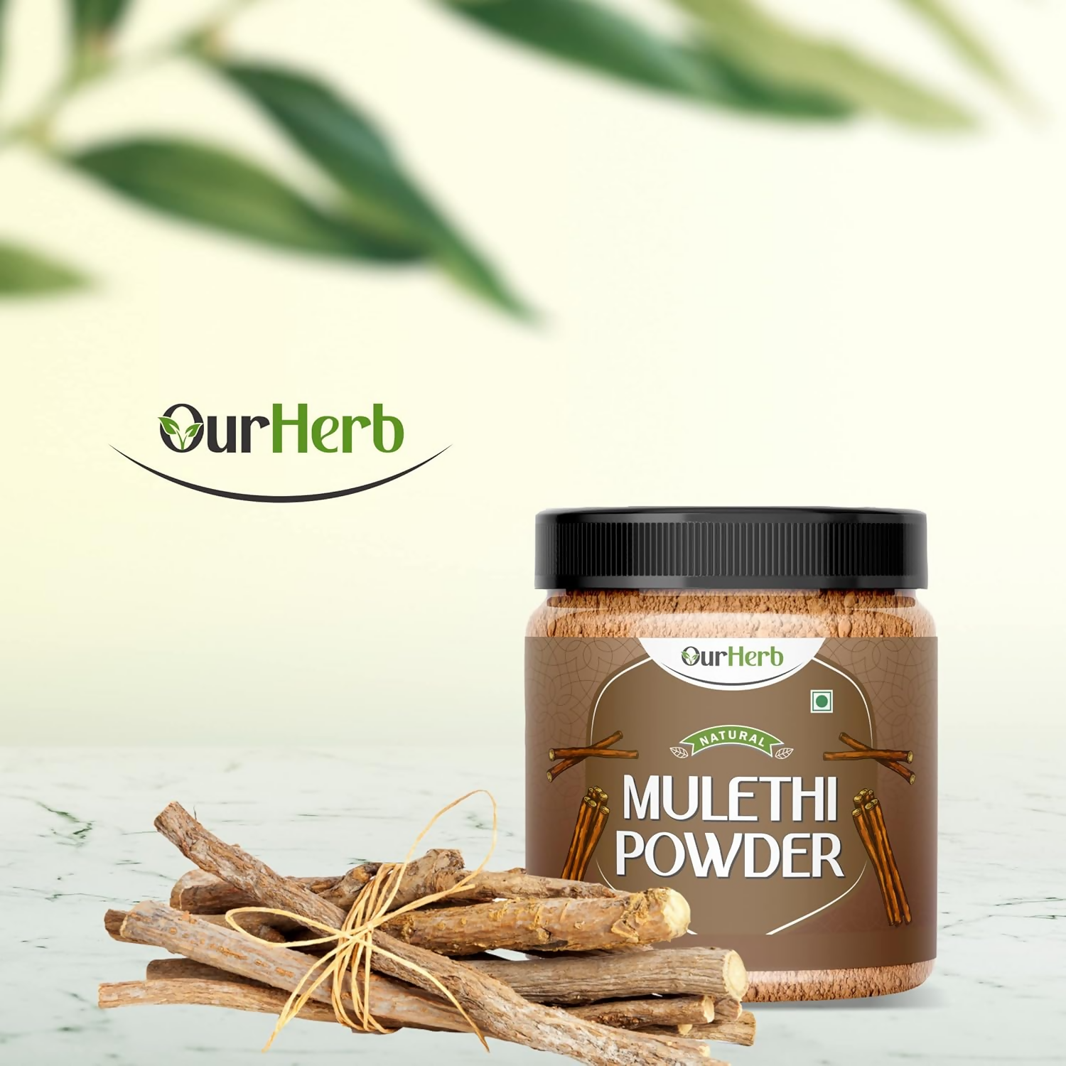 OurHerb Mulethi Powder Face Pack For Skin, Hair With Natural Pigmentation