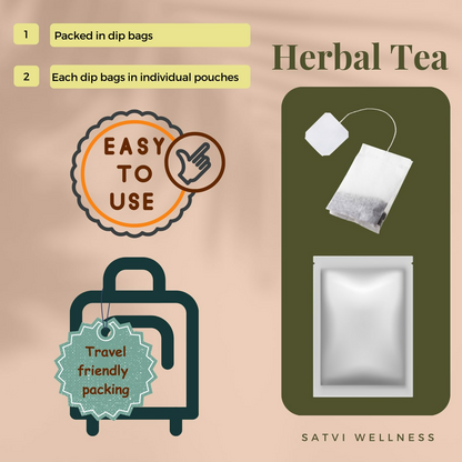 Satvi Wellness Punarnava Herbal Tea Bags