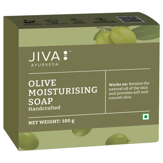 Buy Jiva Ayurveda Olive Moisturising Soap from DrMediCart, Ship from India to USA