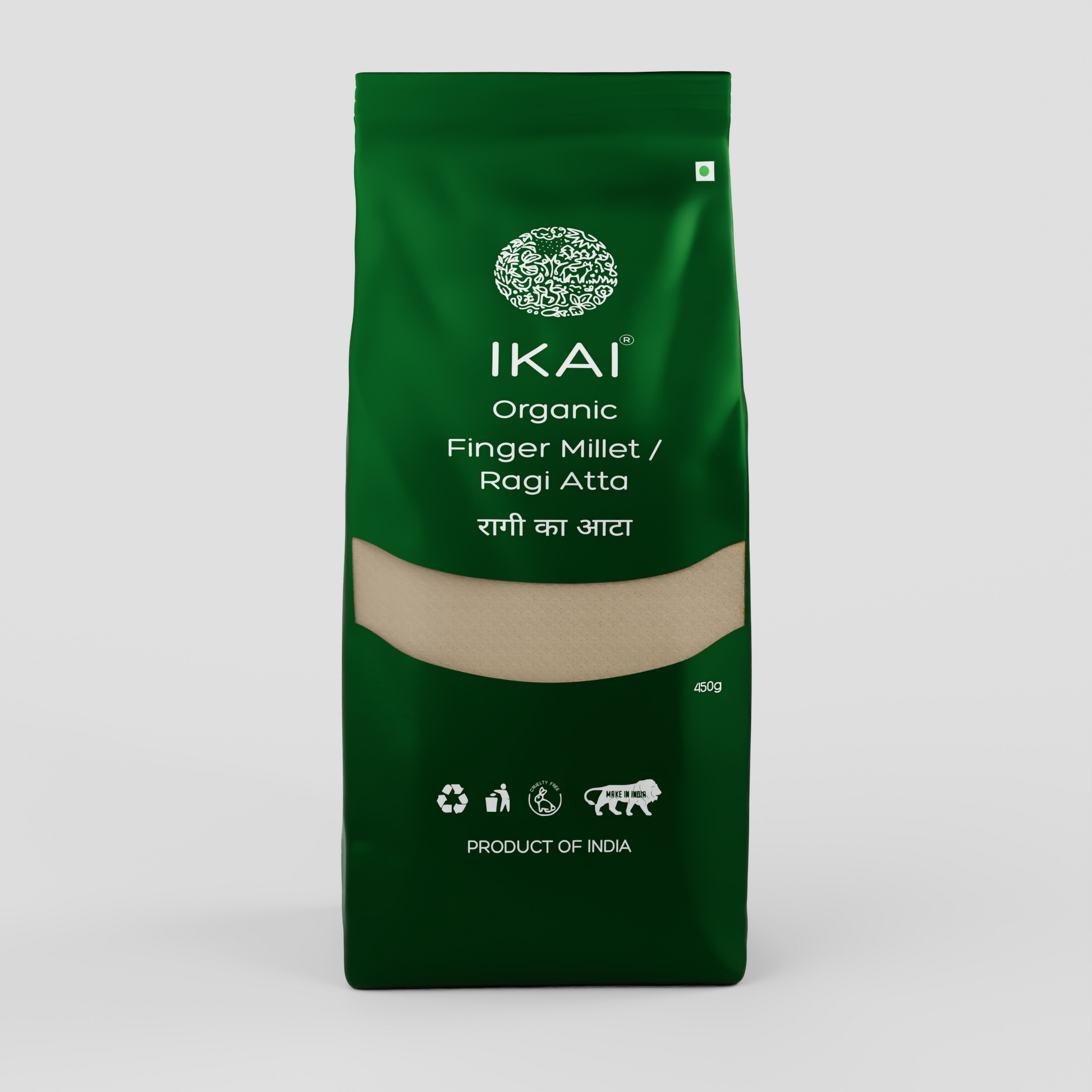 IKAI Organic Finger Millet/Ragi Atta