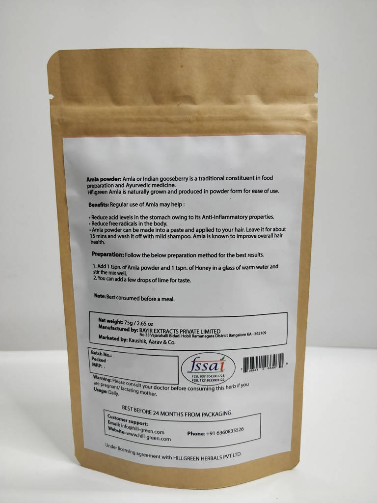 Hillgreen Natural Amla Powder