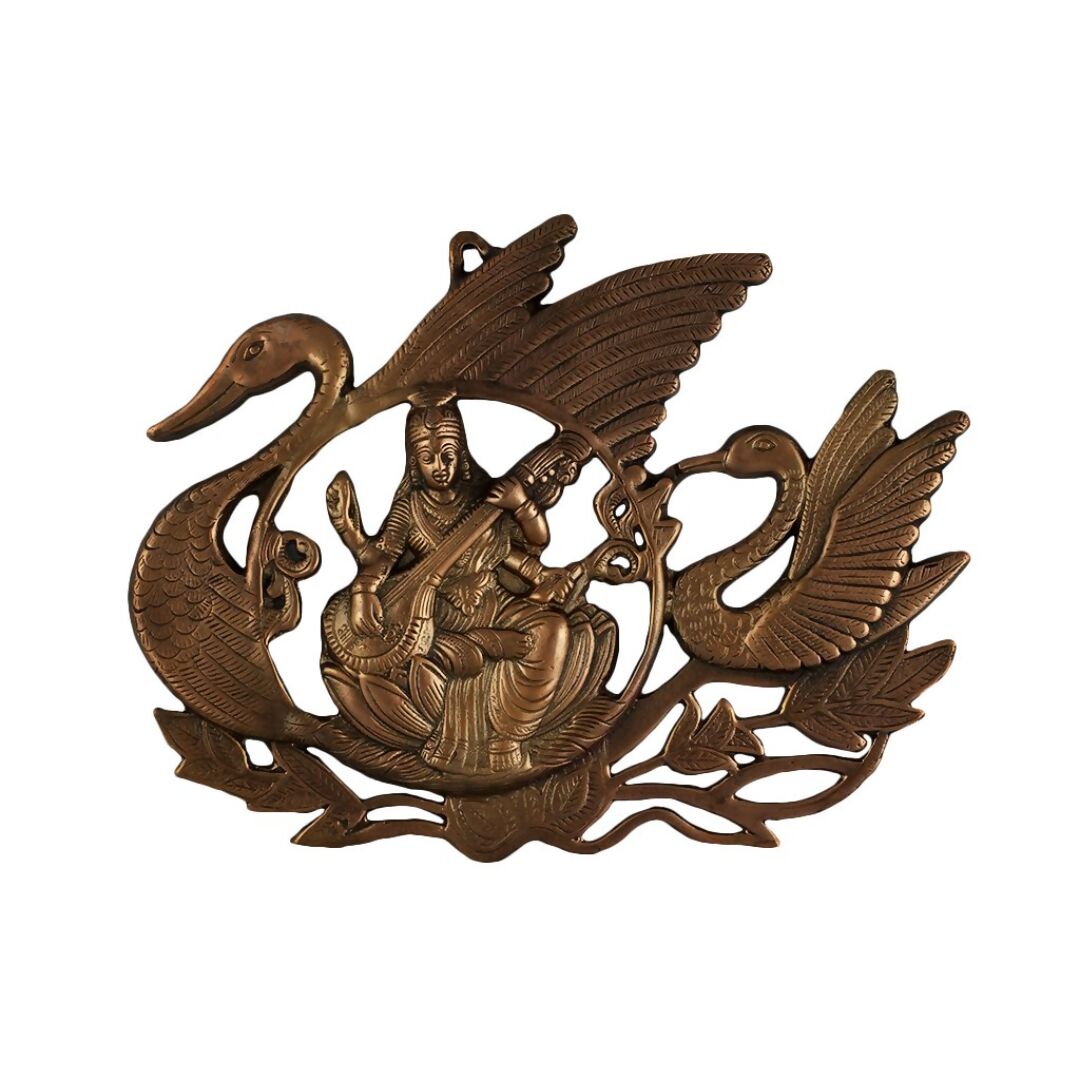 Buy JY Wall Hanging Goddess Saraswati Hans Idol