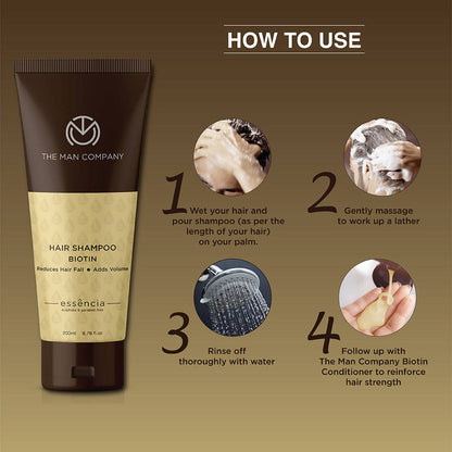 The Man Company Hair Shampoo Biotin - Drmedicart
