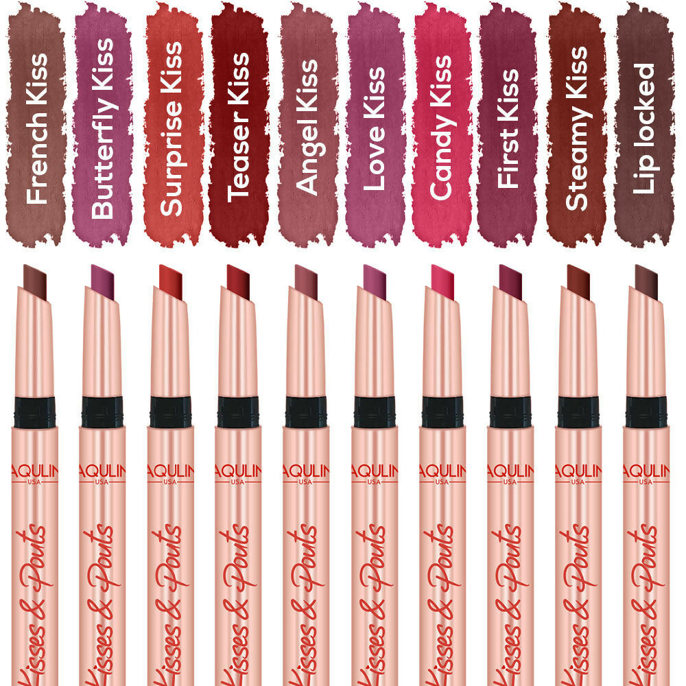 Jaquline USA Kisses & Pouts Transfer Proof Matte Lipstick - Butterfly Kiss 02