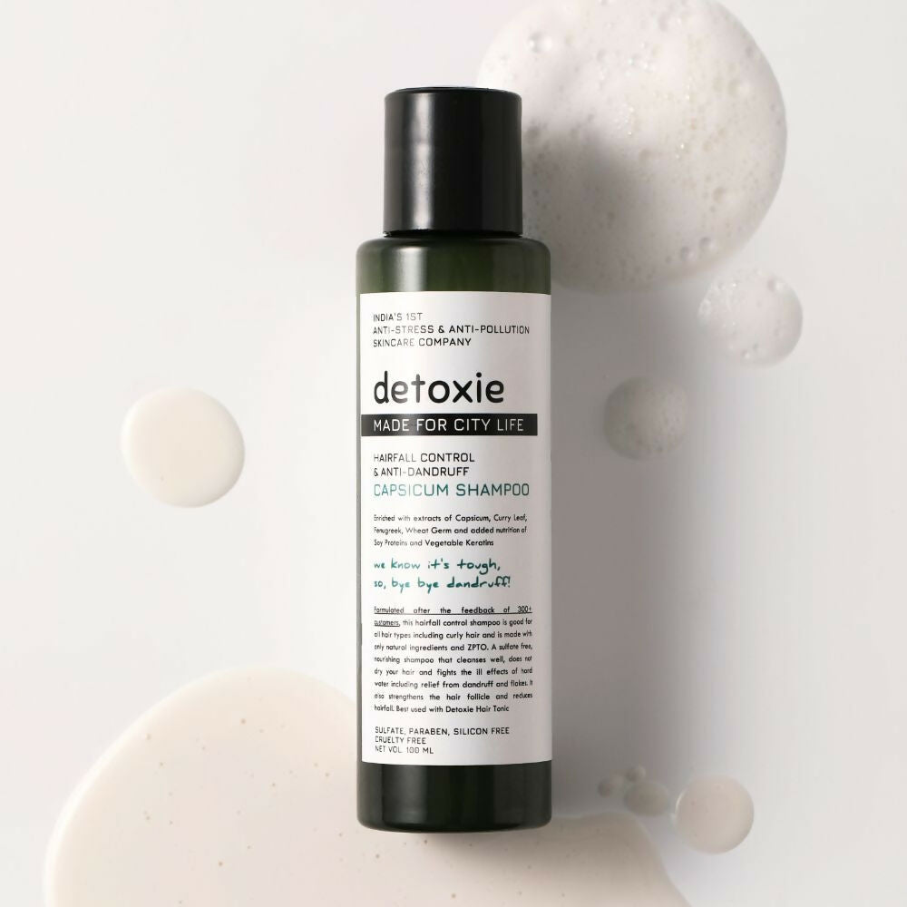 Detoxie Anti-Dandruff & Flake Relief Capsicum Shampoo