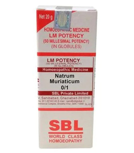 Buy SBL Homeopathy Natrum Muriaticum LM Potency from DrMediCart, Ship from India to USA