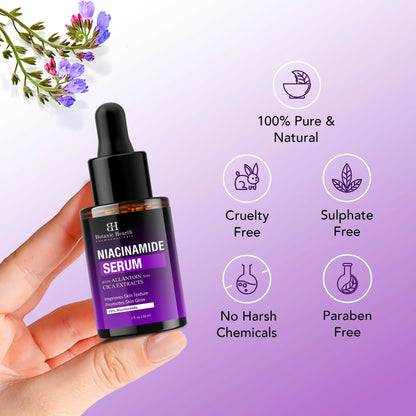 Botanic Hearth 10% Niacinamide Face Serum Minimize Pores, Correct Dark Spots, Even Skin Tone