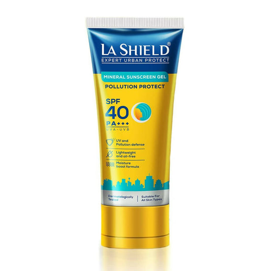 La Shield Mineral Sunscreen Gel For Pollution Protect - SPF 40 PA+++