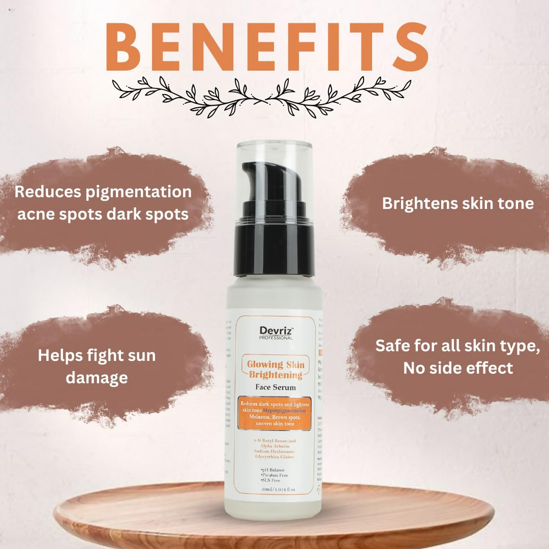 Devriz Professional Day Serum 2% Alpha Arbutin for Pigmentation Acne marks & Dark Spots Removal