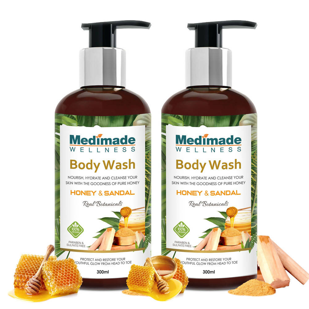 Medimade Wellness Honey & Sandal Body Wash - DrMediCart