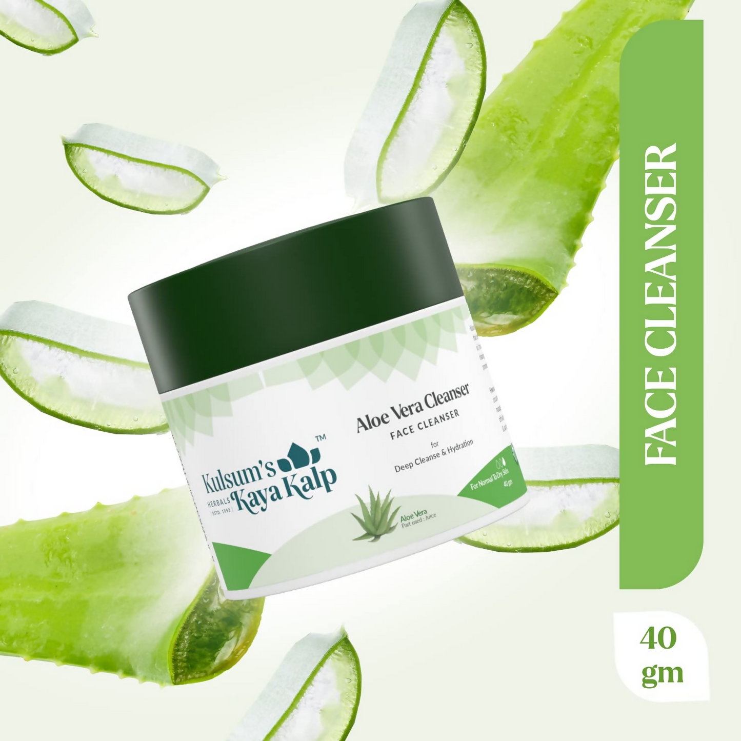 Kulsum's Kaya Kalp Aloe Vera Cleanser For Deep Cleanse & Hydration