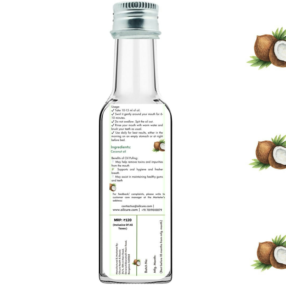 Oilcure Coconut Oil Pulling