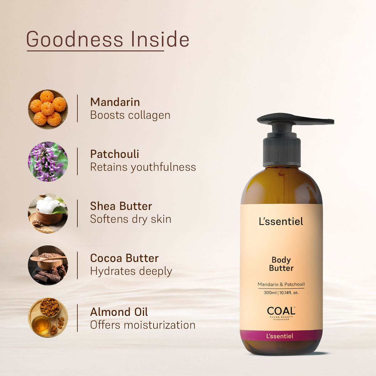 Coal Clean Beauty Mandarin and Patchouli Body Butter