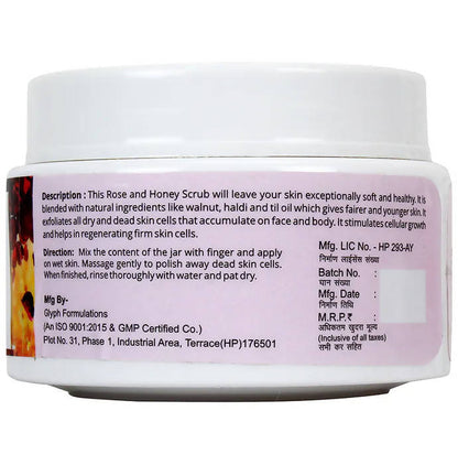Globus Naturals Rose & Honey Face & Body Scrub