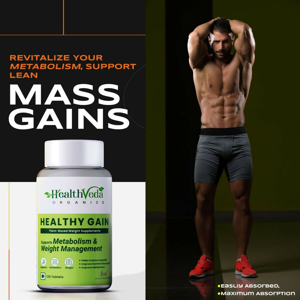 Health Veda Organics Healthy Gain Tablets