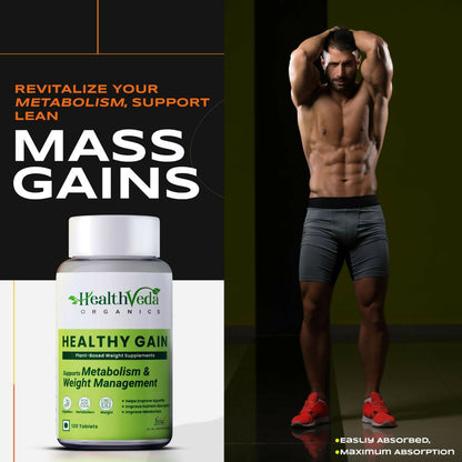 Health Veda Organics Healthy Gain Tablets