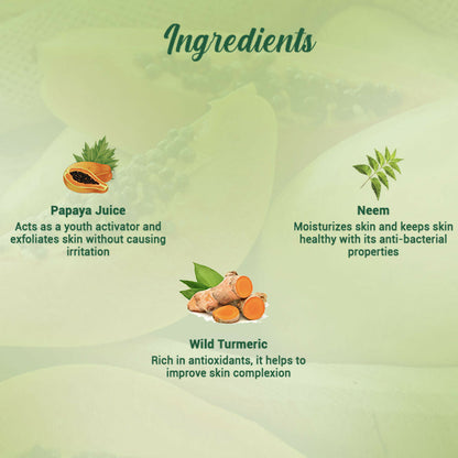 Biotique Bio Papaya Deep Cleanse Visibly Glowing Skin Face Wash