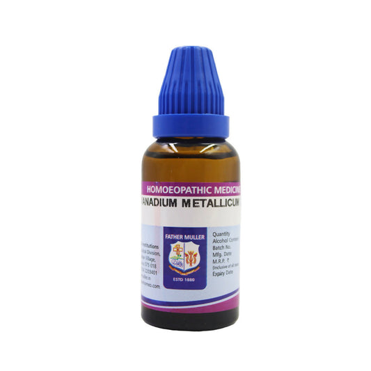 Father Muller Vanadium Metallicum Dilution