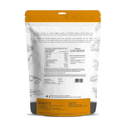 Just Jaivik Organic Chia Seeds