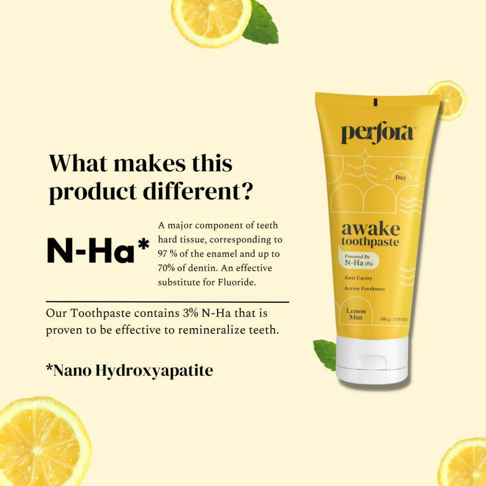 Perfora Awake Toothpaste Lemon Mint