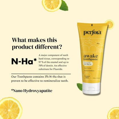 Perfora Awake Toothpaste Lemon Mint