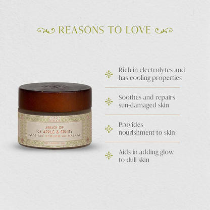 Old School Rituals Ice Apple & Fruit De-Tan Scrubbing Mask