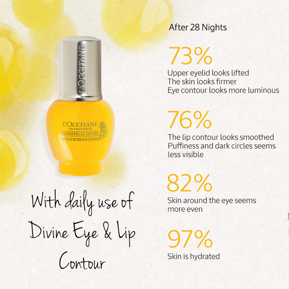 L'Occitane Immortelle Divine Anti-Aging Eye And Lip Contour