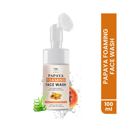 The Natural Wash Papaya Foaming Face Wash
