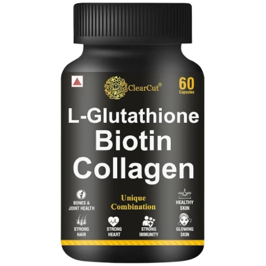 Buy ClearCut L-Glutathione Biotin Collagen Capsules from DrMediCart, Ship from India to USA