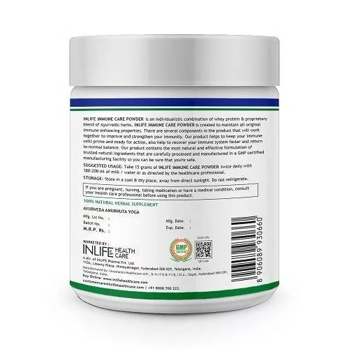 Inlife Immune Care Powder Vanilla Flavour