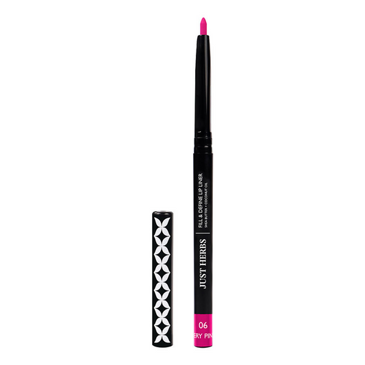 Just Herbs Fill & Define Lip Liner - Fiery Pink