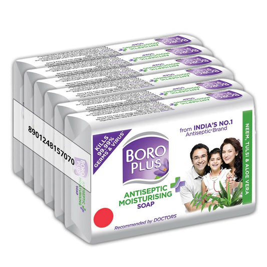 Buy BoroPlus Antiseptic And Moisturising Bathing Soap With Aloe Vera, Neem And Tulsi from DrMediCart, Ship from India to USA