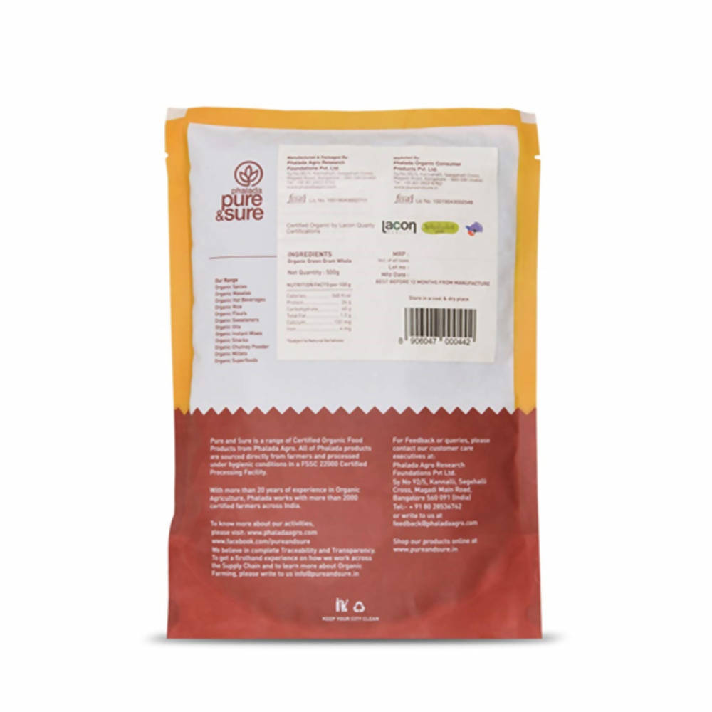 Pure & Sure Green Gram Whole Traditional Organic Pulses
