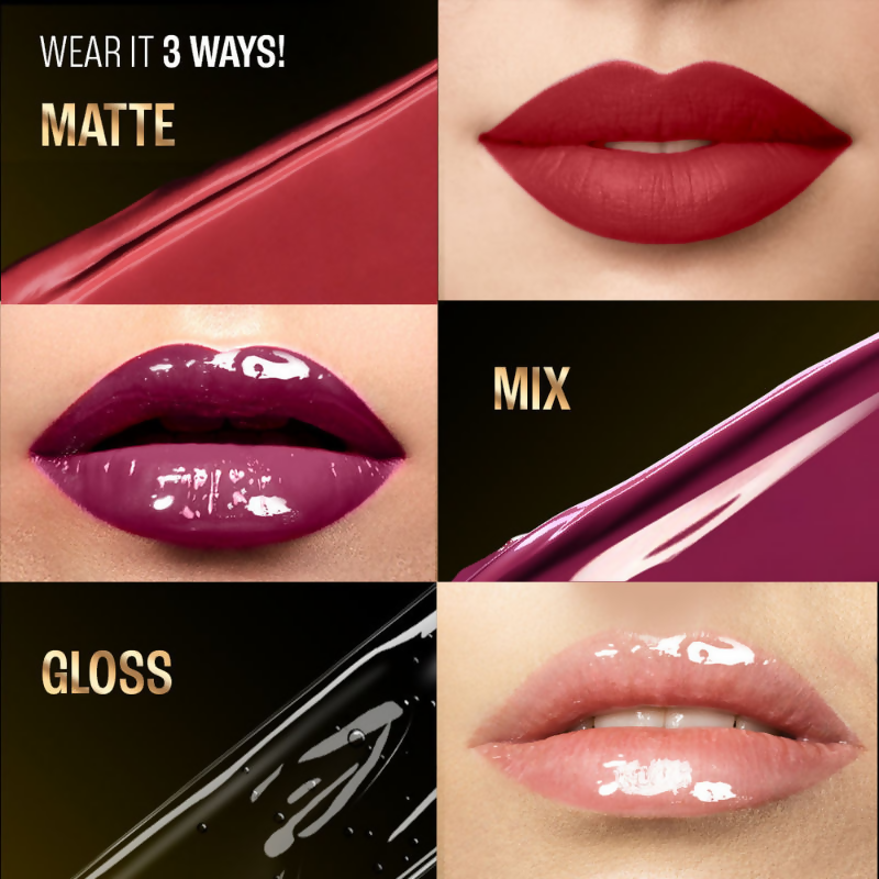 Lakme Ultimate Glam 4 In 1 Lip Stack  - Pink Vibe Only
