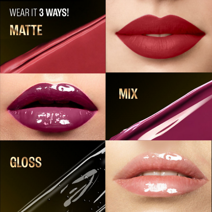 Lakme Ultimate Glam 4 In 1 Lip Stack  - Pink Vibe Only