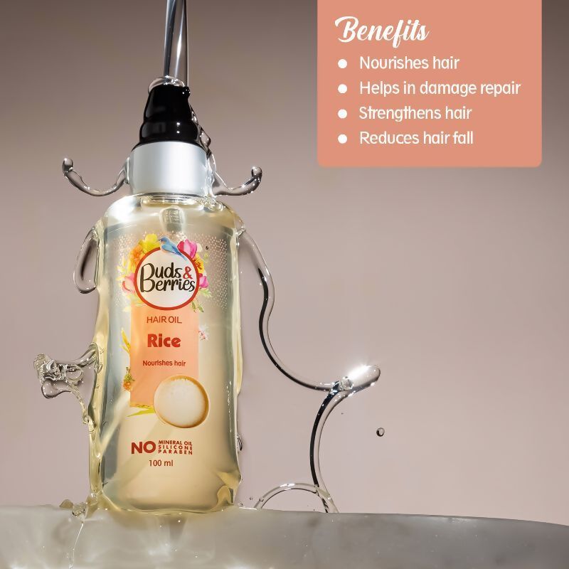 Buds & Berries Rice Hair Oil