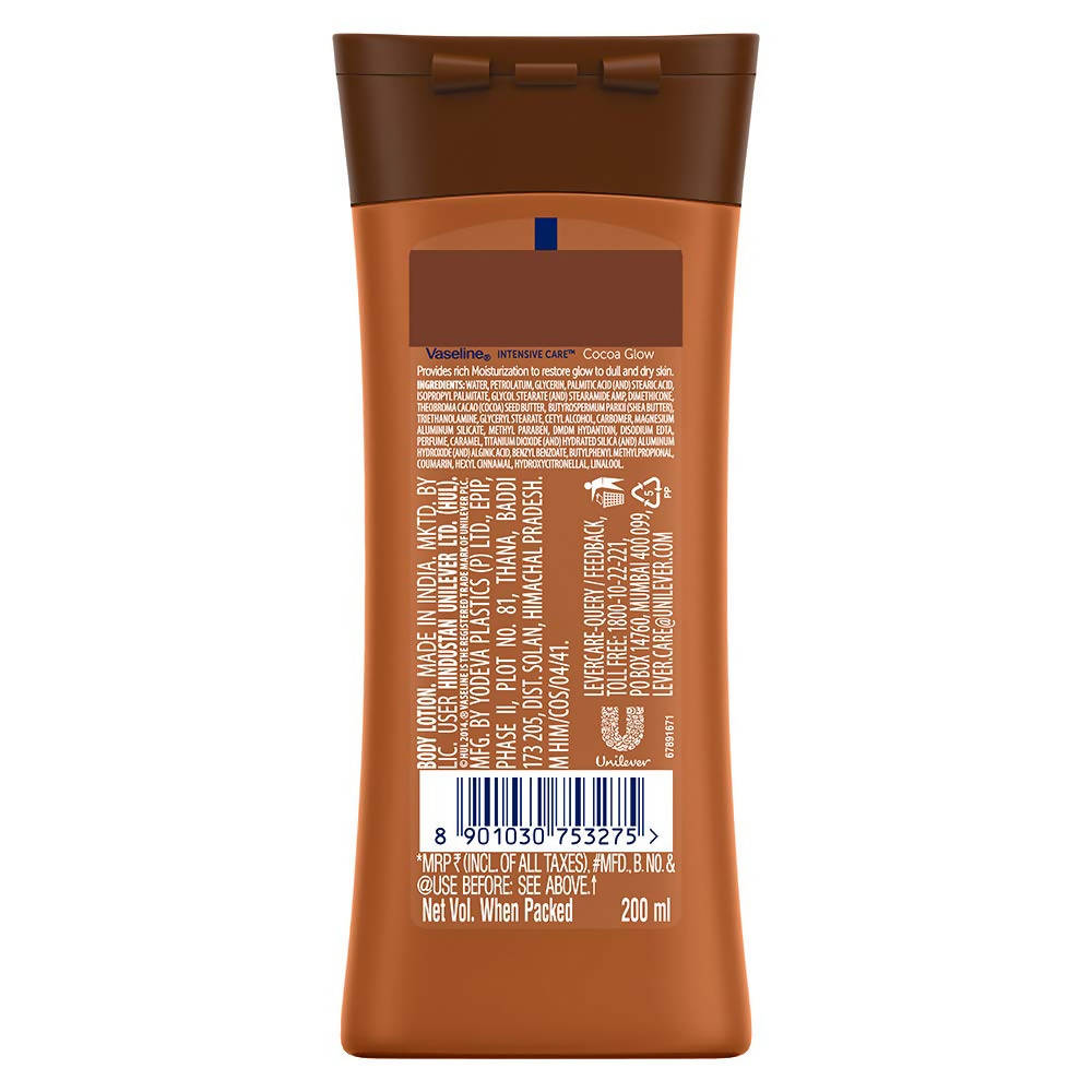Vaseline Intensive Care Cocoa Glow Body Lotion - Drmedicart