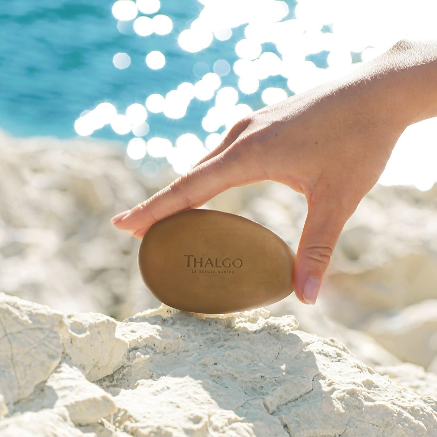 Thalgo Marine Algae Solid Cleanser - Revitalising Face Cleanser For Detoxifying & Smoothing Skin Texture