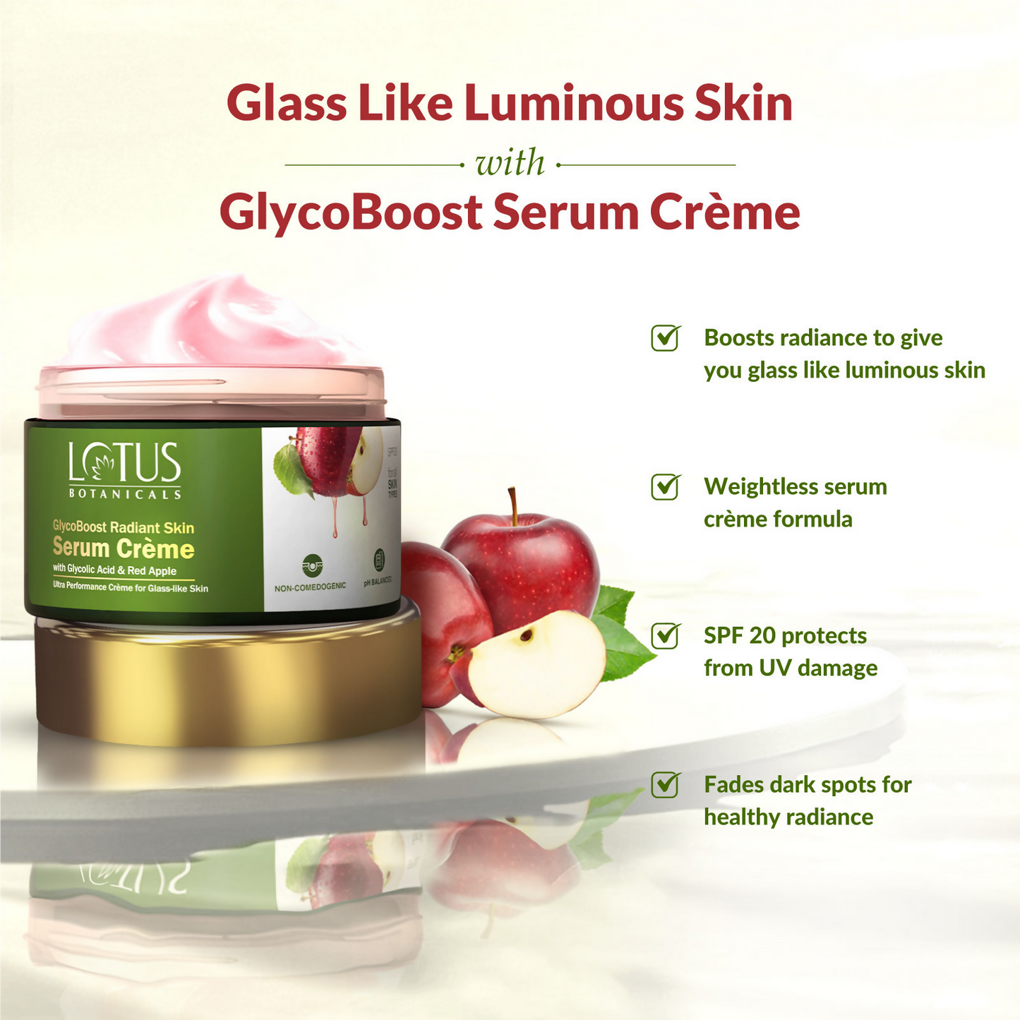 Lotus Botanicals GlycoBoost Radiant Skin Serum Creme