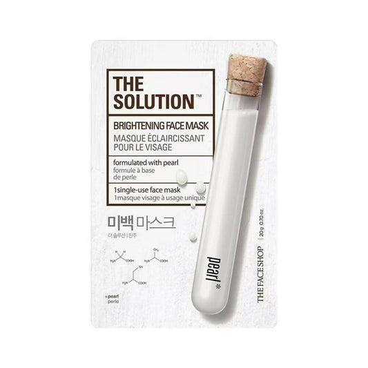 The Face Shop The Solution Brightening Pearl Face Mask - DrMediCart