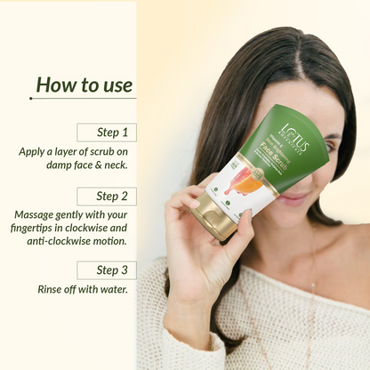 Lotus Botanicals Vitamin C Skin Brightening Face Scrub