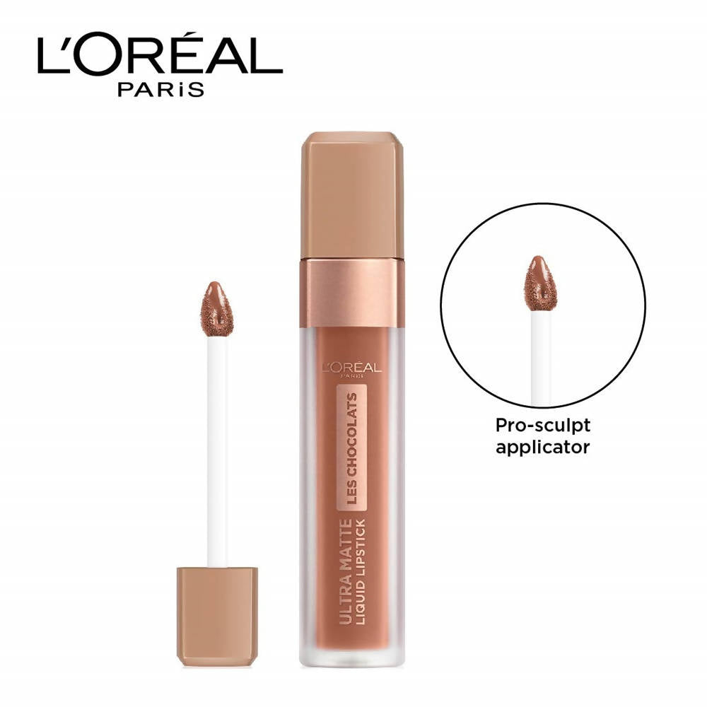 L'Oreal Paris Les Chocolats Ultra Matte Liquid Lipstick - 862 Volupto Choco - DrMediCart