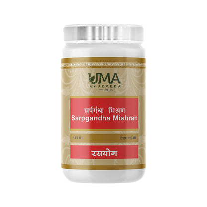 Uma Ayurveda Sarpgandha Mishran Tablets