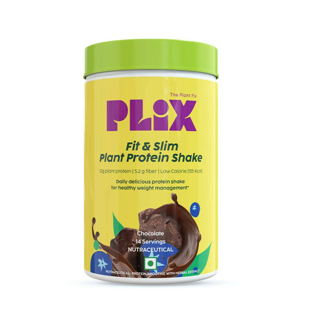 Buy PLIX The Plant Fix Fit & Slim Smoothie Plant Protien Shake Powder - Chocolate from DrMediCart, Ship from India to USA