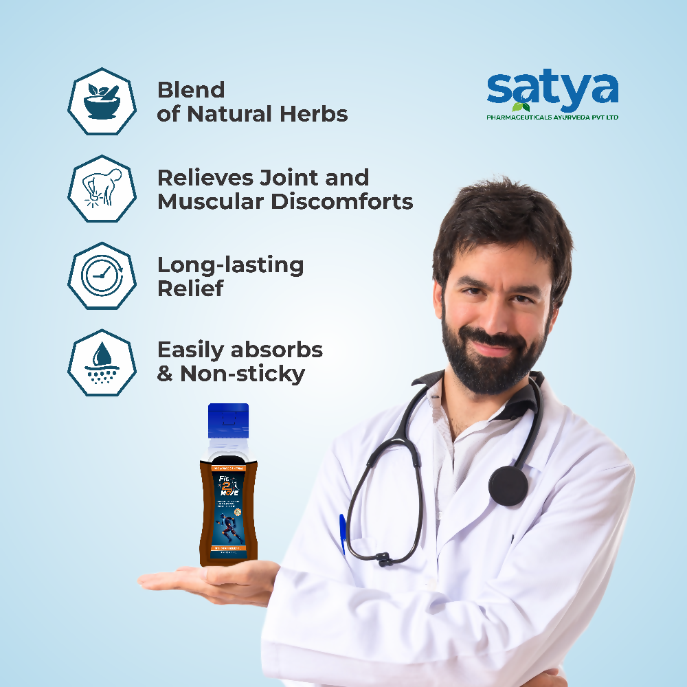 Satya Pharmaceuticals Ayurveda Fit-2 Move Instant Pain Relief Gel