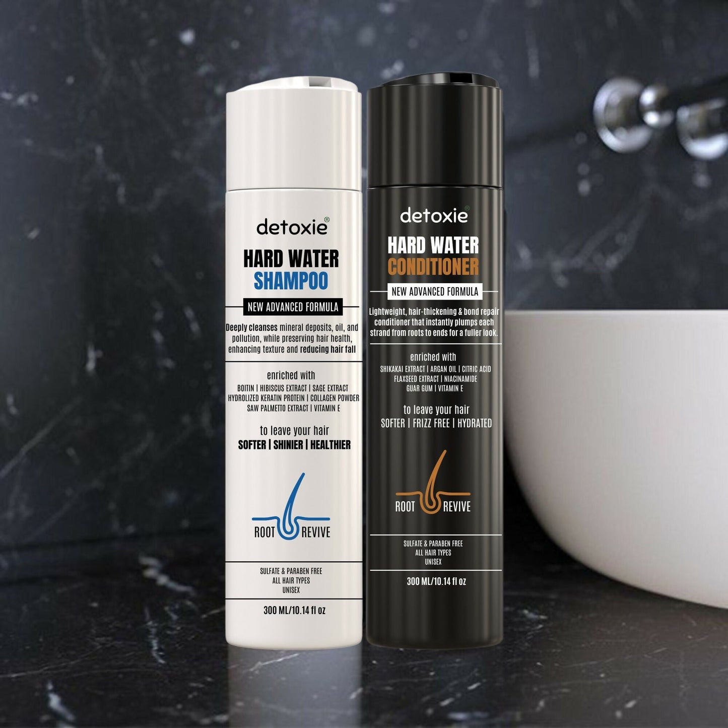 Detoxie Shampoo & Conditioner Combo - Hard Water Repair