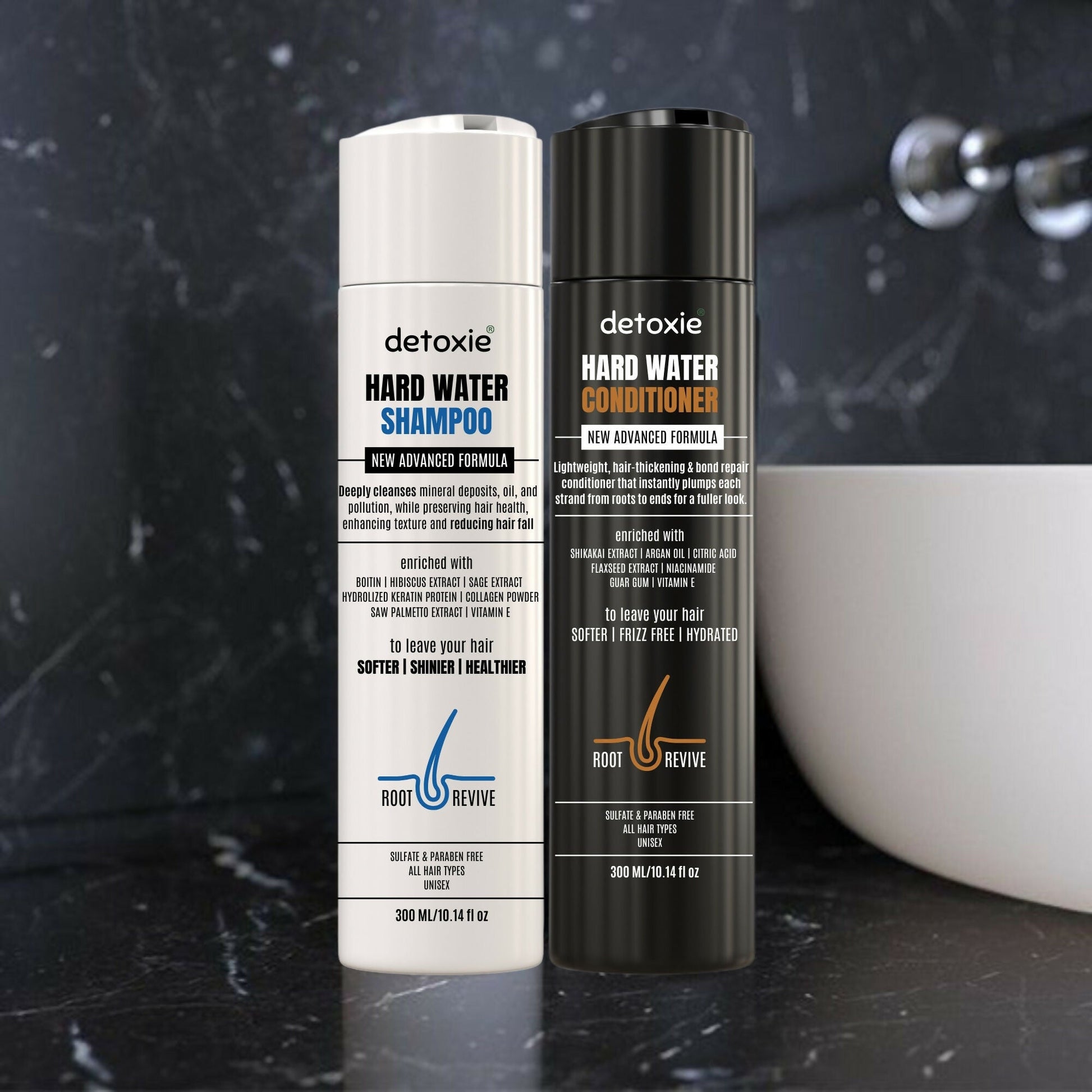 Detoxie Shampoo & Conditioner Combo - Hard Water Repair