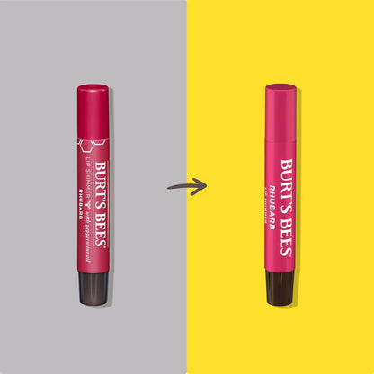Burt's Bees Lip Shimmer for Women - Rhubarb